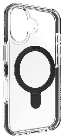 ZAGG Santa Cruz Snap Apple iPhone 16 Hoesje MagSafe Back Cover Transparant Zwart afbeelding 6