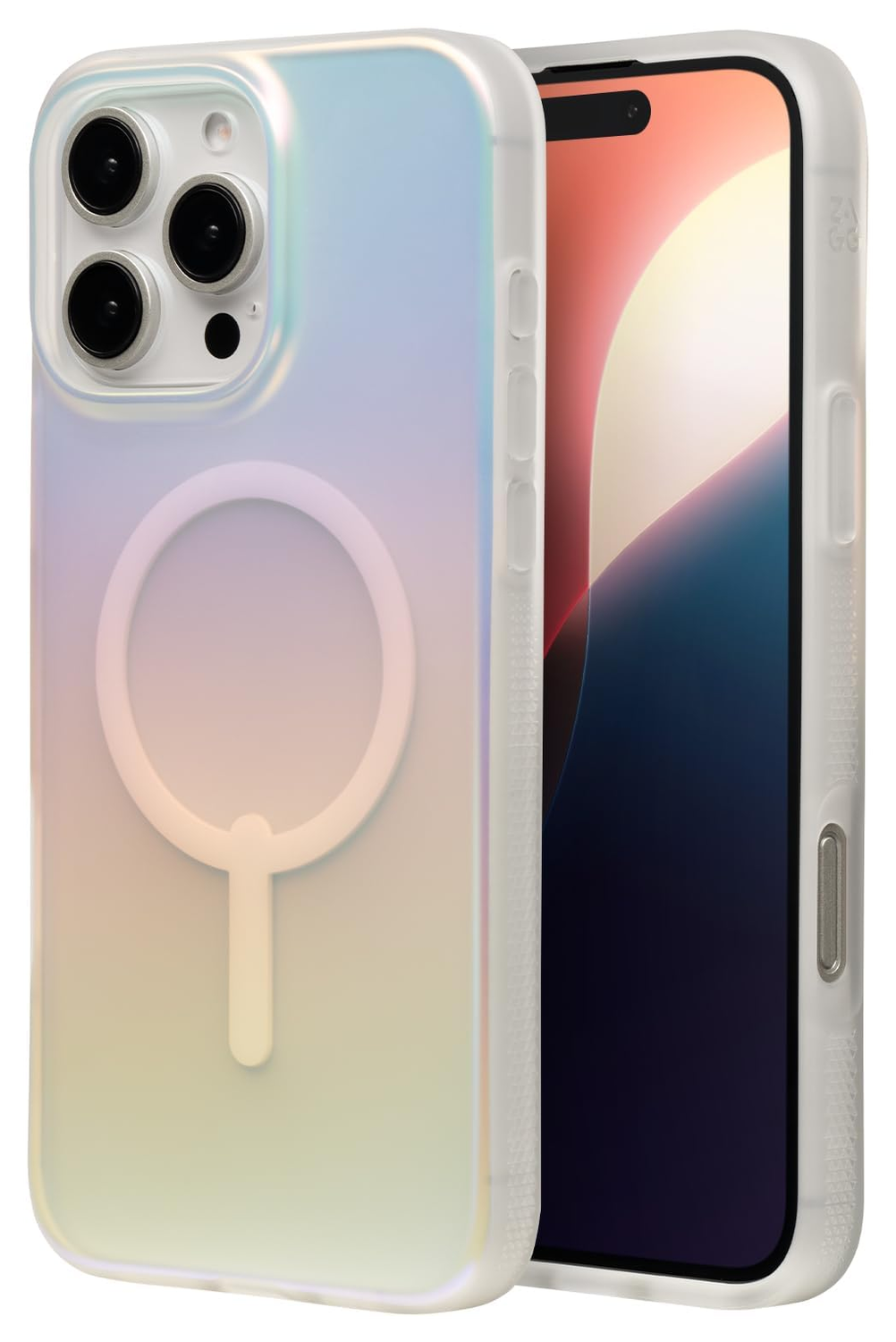 ZAGG Milan Snap Apple iPhone 16 Pro Max Hoesje MagSafe Back Cover Iridescent afbeelding 1