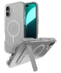 ZAGG Crystal Palace Snap Kickstand iPhone 16 Plus Hoesje MagSafe Transparant afbeelding