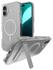 ZAGG Crystal Palace Snap Kickstand iPhone 16 Plus Hoesje MagSafe Transparant afbeelding 1