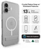 ZAGG Crystal Palace Snap Kickstand iPhone 16 Plus Hoesje MagSafe Transparant afbeelding 2