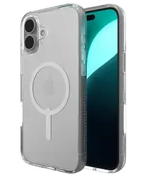 ZAGG Crystal Palace Snap iPhone 16 Plus Hoesje MagSafe Back Cover Transparant afbeelding