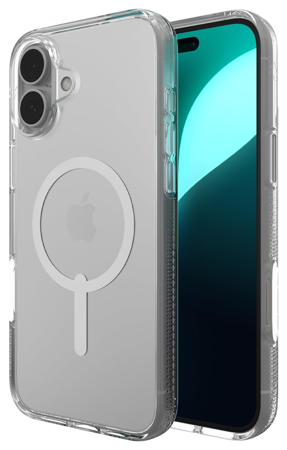 ZAGG Crystal Palace Snap iPhone 16 Plus Hoesje MagSafe Back Cover Transparant afbeelding 1