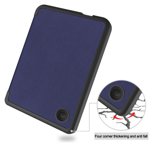 Kobo Clara Colour / Clara BW Hoes Book Case Beschermhoes Blauw afbeelding 7
