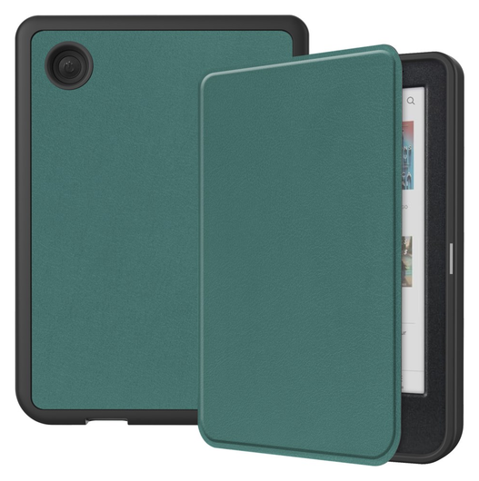 Kobo Clara Colour / Clara BW Hoes Book Case Beschermhoes Groen afbeelding 1