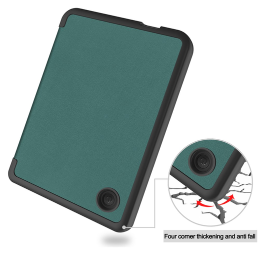 Kobo Clara Colour / Clara BW Hoes Book Case Beschermhoes Groen afbeelding 9