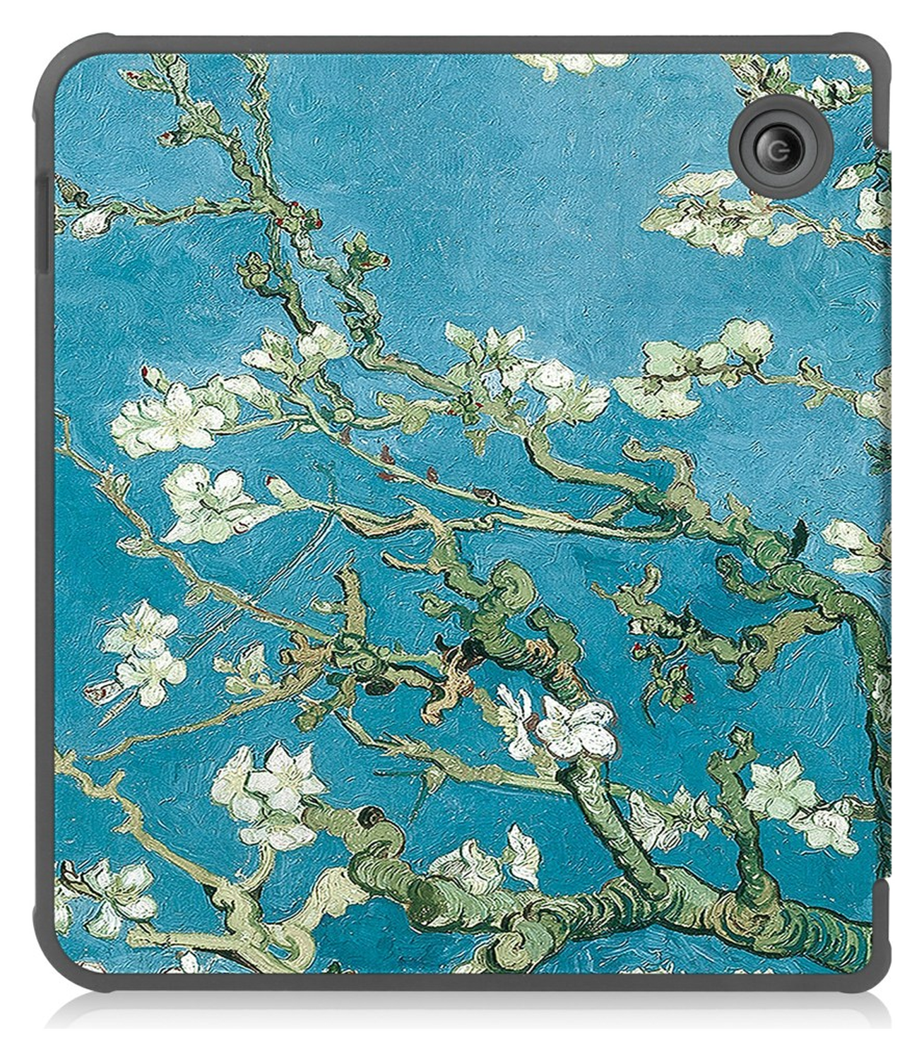 Kobo Libra Colour Hoes Tri-Fold Book Case met Flower Print afbeelding 8