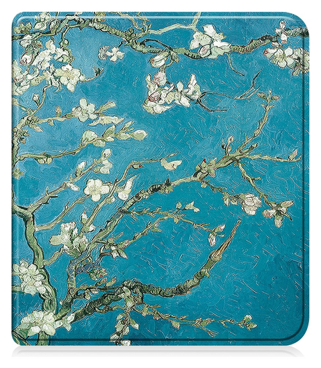 Kobo Libra Colour Hoes Tri-Fold Book Case met Flower Print afbeelding 7