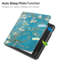 Kobo Libra Colour Hoes Tri-Fold Book Case met Flower Print afbeelding 3
