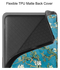 Kobo Libra Colour Hoes Tri-Fold Book Case met Flower Print afbeelding 4