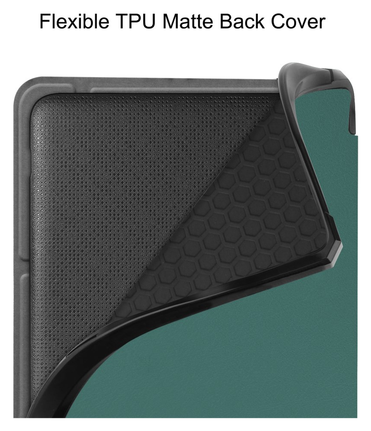 Kobo Libra Colour / Libra 2 Hoes Origami Book Case met Standaard Groen afbeelding 6