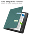 Kobo Libra Colour / Libra 2 Hoes Origami Book Case met Standaard Groen afbeelding 8