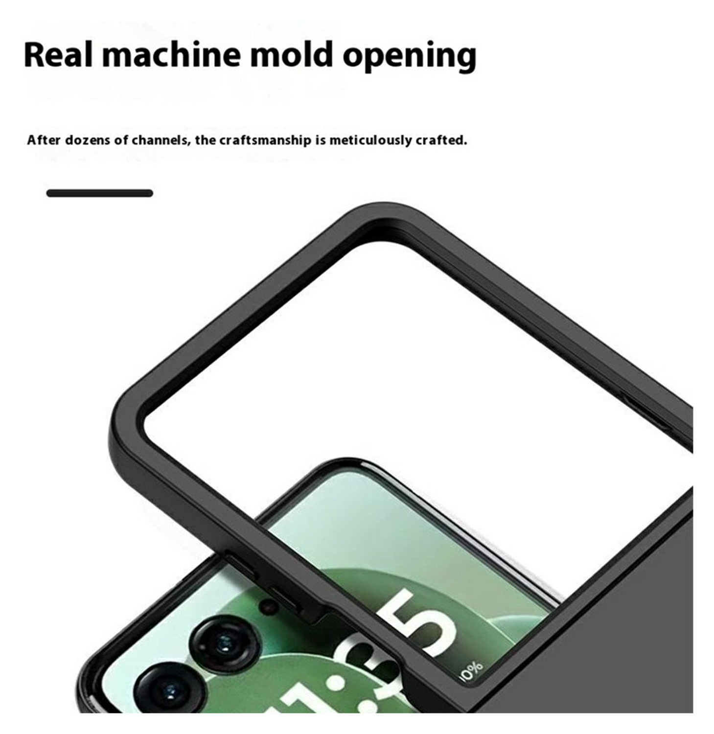 Motorola Razr 60 Ultra Hoesje Dun Schokbestendige Hard Case Back Cover Zwart afbeelding 4