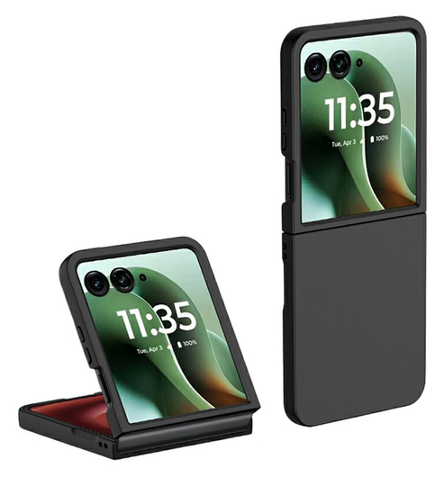 Motorola Razr 60 Ultra Hoesje Dun Schokbestendige Hard Case Back Cover Zwart afbeelding 1