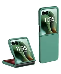 Motorola Razr 60 Ultra Hoesje Dun Schokbestendige Hard Case Back Cover Groen afbeelding