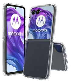 Motorola Razr 60 Ultra Hoesje Acryl Back Cover Transparant