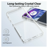 Motorola Razr 60 Ultra Hoesje Acryl Back Cover Transparant afbeelding 3