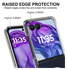 Motorola Razr 60 Ultra Hoesje met MagSafe Acryl Back Cover Transparant afbeelding 5