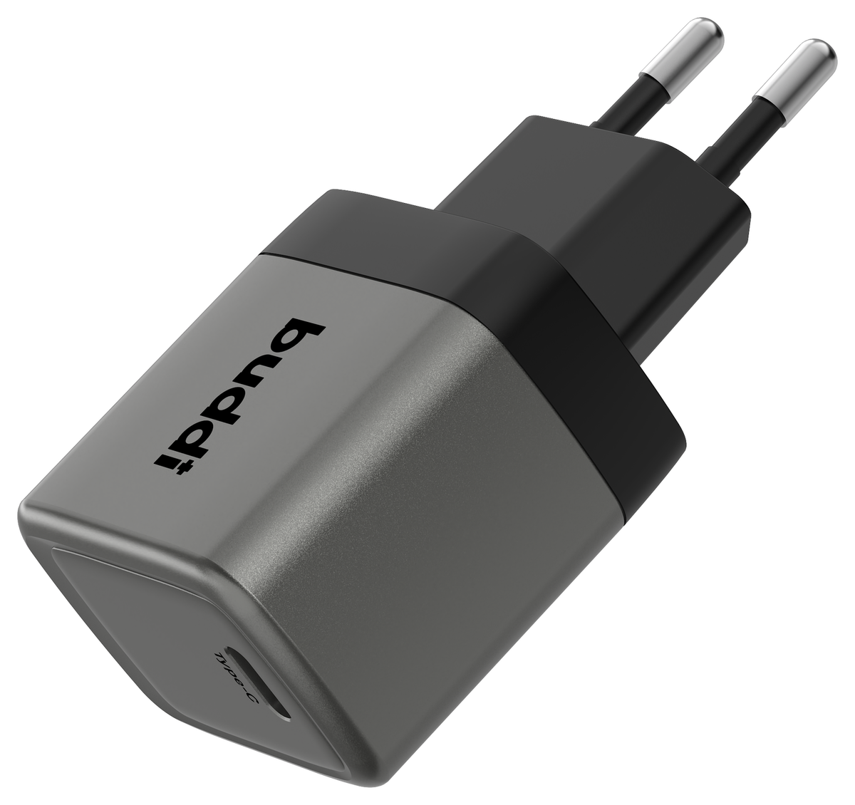 Buddi Power 25W USB-C Oplader met USB-C Kabel 1M Grijs afbeelding 13