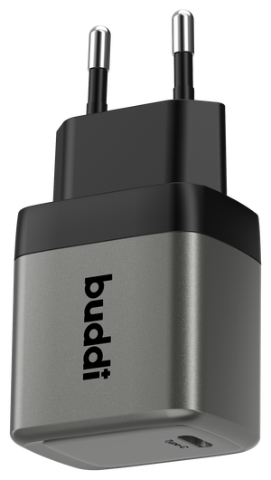 Buddi Power 25W USB-C Oplader met USB-C Kabel 1M Grijs afbeelding 14