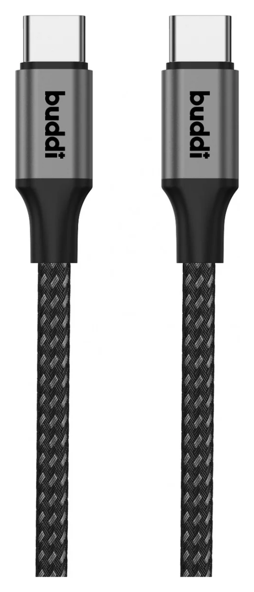 Buddi Power 25W USB-C Oplader met USB-C Kabel 2M Grijs afbeelding 3
