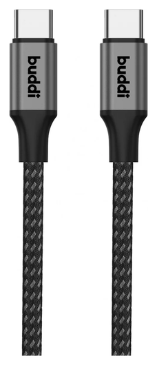 Buddi Power 25W USB-C Oplader met USB-C Kabel 2M Grijs afbeelding 3