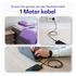 Buddi Power 25W USB-C Oplader met 20W Lightning Kabel 1M Grijs afbeelding 8