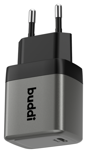 Buddi Power 25W USB-C Oplader met 20W Lightning Kabel 3M Grijs afbeelding 16