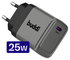 Buddi Power 25W USB-C Oplader met 20W Lightning Kabel 3M Grijs afbeelding 2