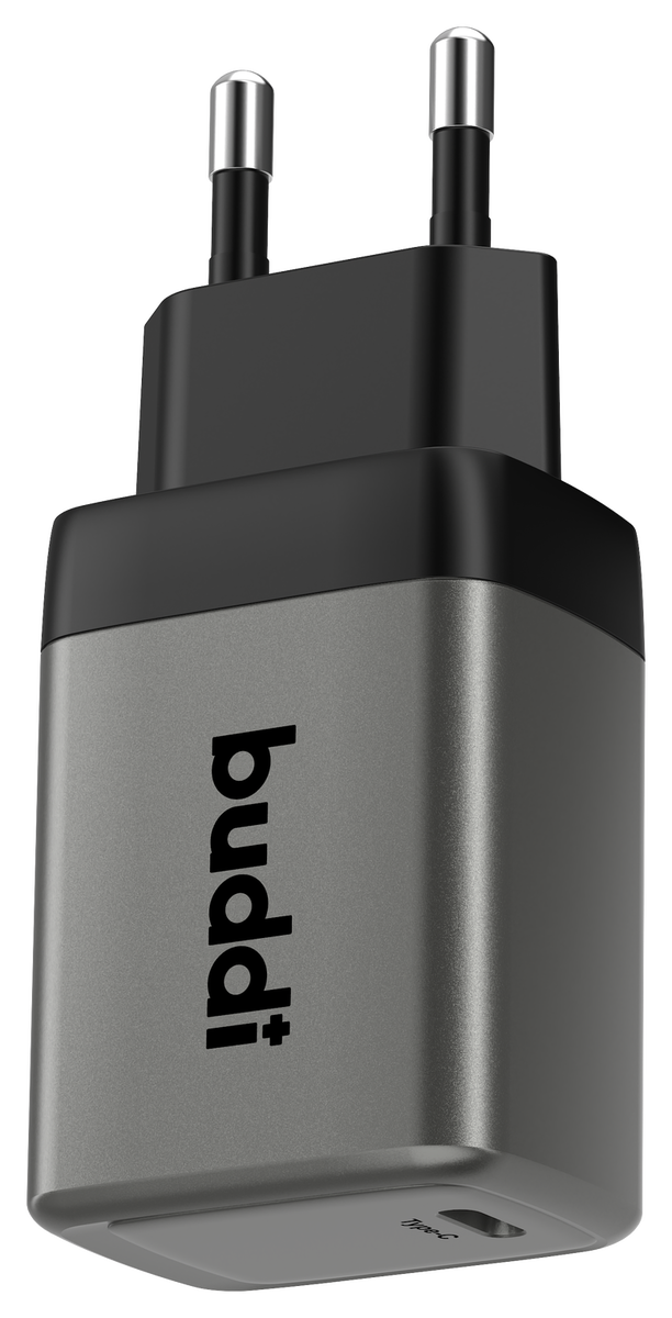 Buddi Power 45W USB-C Oplader met USB-C Kabel 1M Grijs afbeelding 18