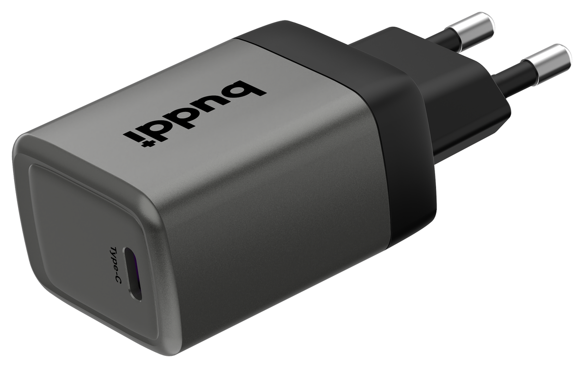 Buddi Power 45W USB-C Oplader met USB-C Kabel 1M Grijs afbeelding 19