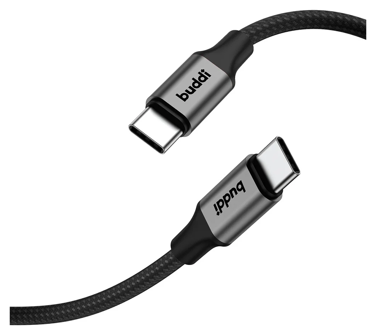 Buddi Power 45W USB-C Oplader met USB-C Kabel 1M Grijs afbeelding 22