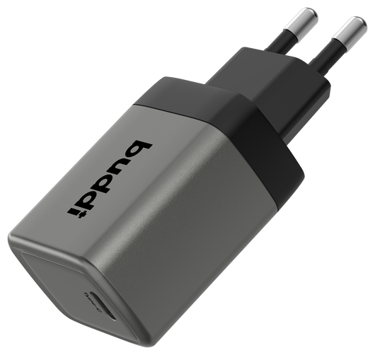 Buddi Power 45W USB-C Oplader met USB-C Kabel 1M Grijs afbeelding 17