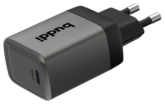 Buddi Power 45W USB-C Oplader met USB-C Kabel 1M Grijs afbeelding 19