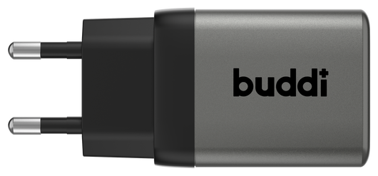 Buddi Power 45W USB-C Oplader met USB-C Kabel 1M Grijs afbeelding 2