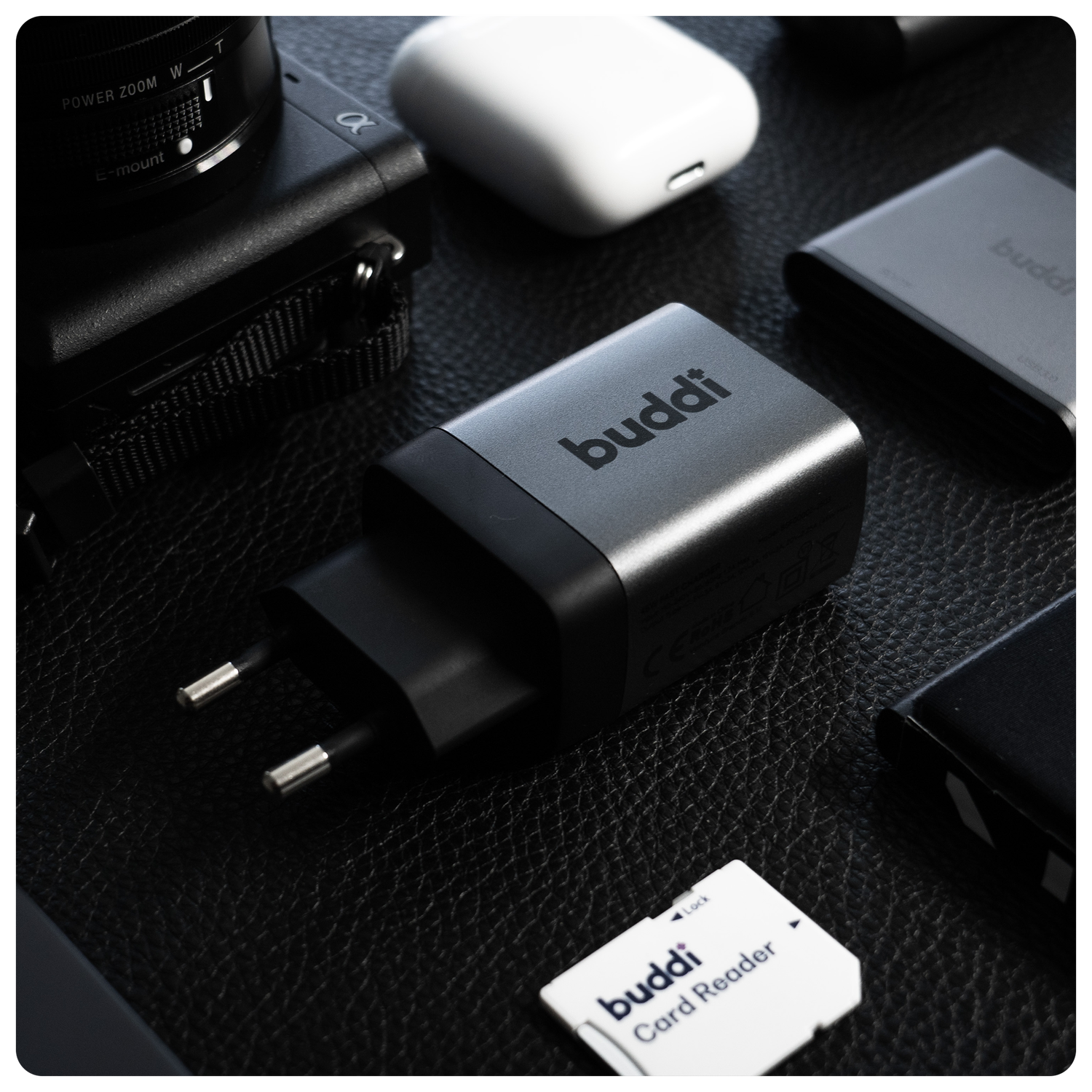 Buddi Power 45W USB-C Oplader met USB-C Kabel 2M Grijs afbeelding 11