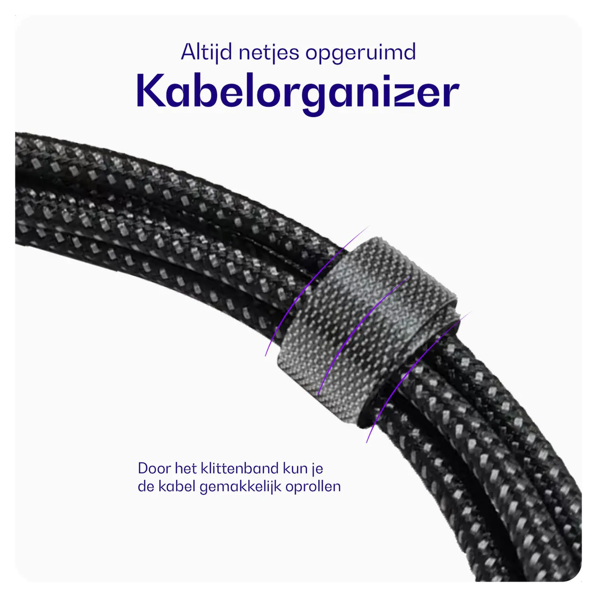 Buddi Power 45W USB-C Oplader met USB-C Kabel 3M Grijs afbeelding 15