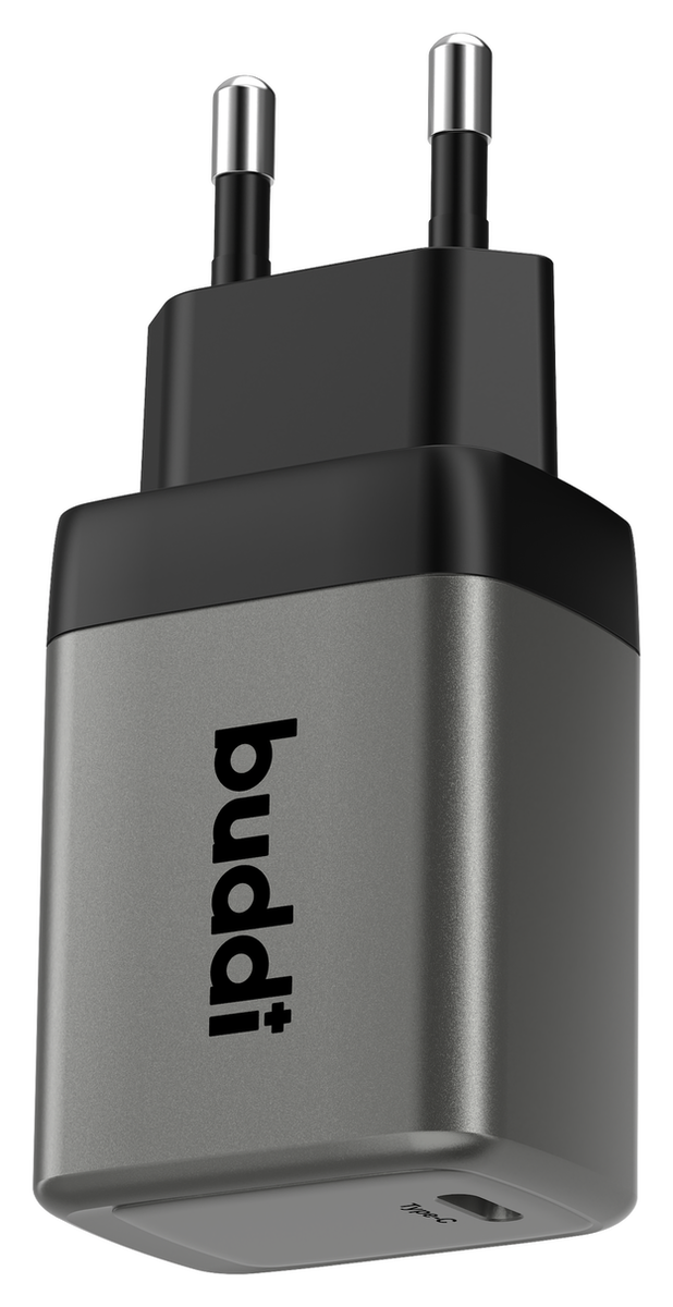 Buddi Power 45W USB-C Oplader met USB-C Kabel 3M Grijs afbeelding 18