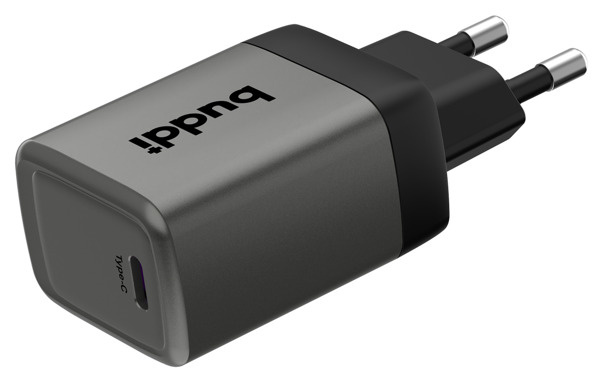 Buddi Power 45W USB-C Oplader met USB-C Kabel 3M Grijs afbeelding 19