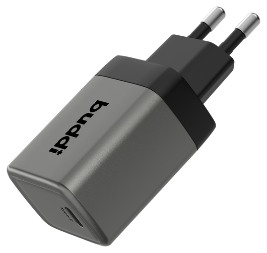 Buddi Power 45W USB-C Oplader met USB-C Kabel 3M Grijs afbeelding 17