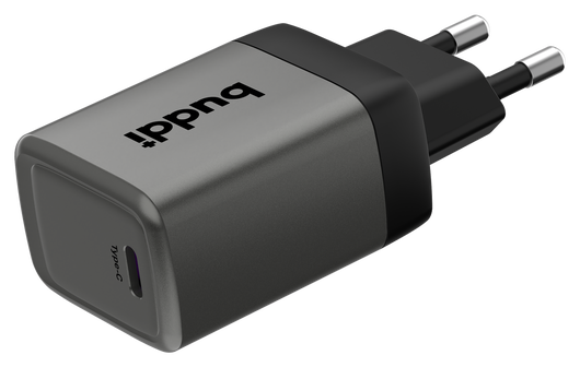 Buddi Power 45W USB-C Oplader met USB-C Kabel 3M Grijs afbeelding 19