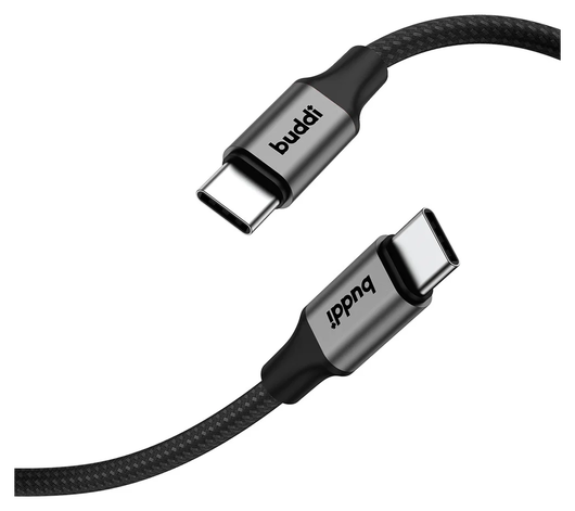 Buddi Power 45W USB-C Oplader met USB-C Kabel 3M Grijs afbeelding 22