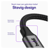 Buddi Power 45W USB-C Oplader met USB-C Kabel 3M Grijs afbeelding 11