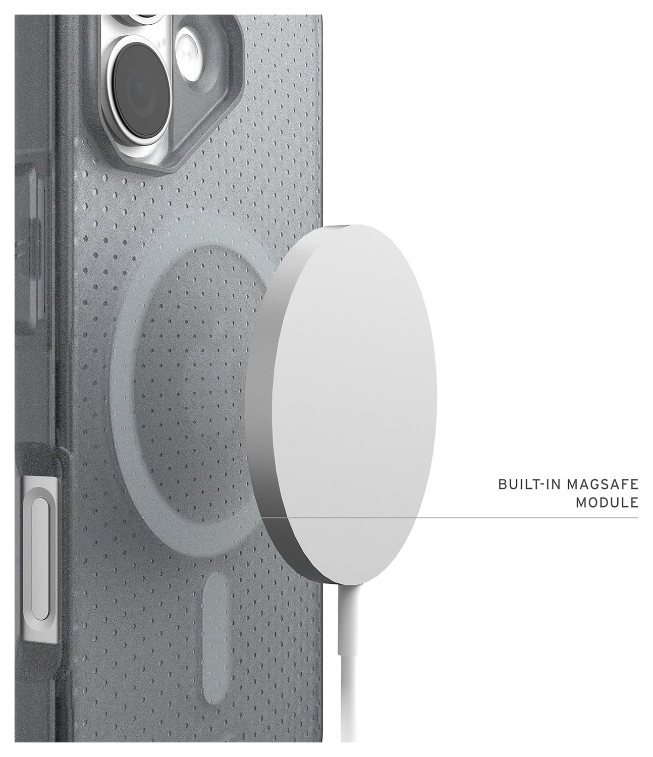 UAG Dot Apple iPhone 17 Hoesje MagSafe Back Cover Ash afbeelding 5