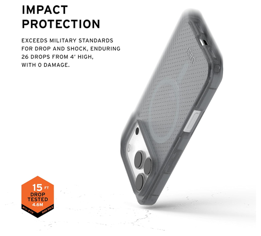 UAG Dot Apple iPhone 17 Pro Hoesje MagSafe Back Cover Ash afbeelding 4