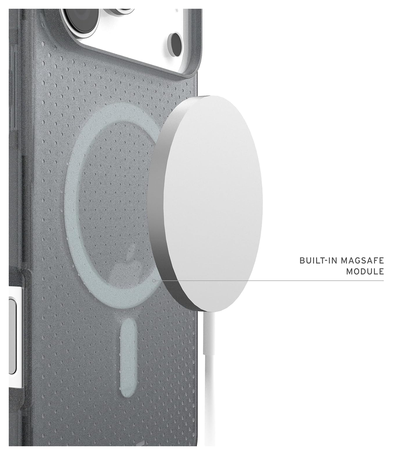UAG Dot Apple iPhone 17 Pro Max Hoesje MagSafe Back Cover Ash afbeelding 4