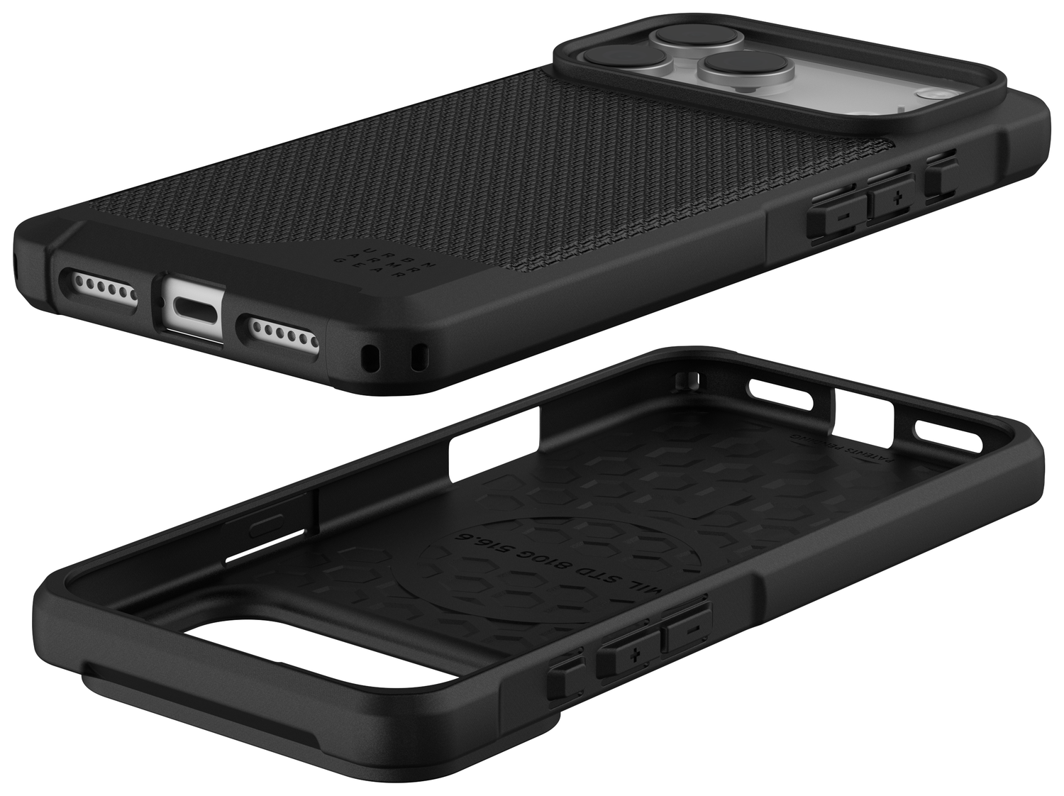 UAG Metropolis LT iPhone 17 Pro Max Hoesje MagSafe Back Cover Kevlar Zwart afbeelding 10