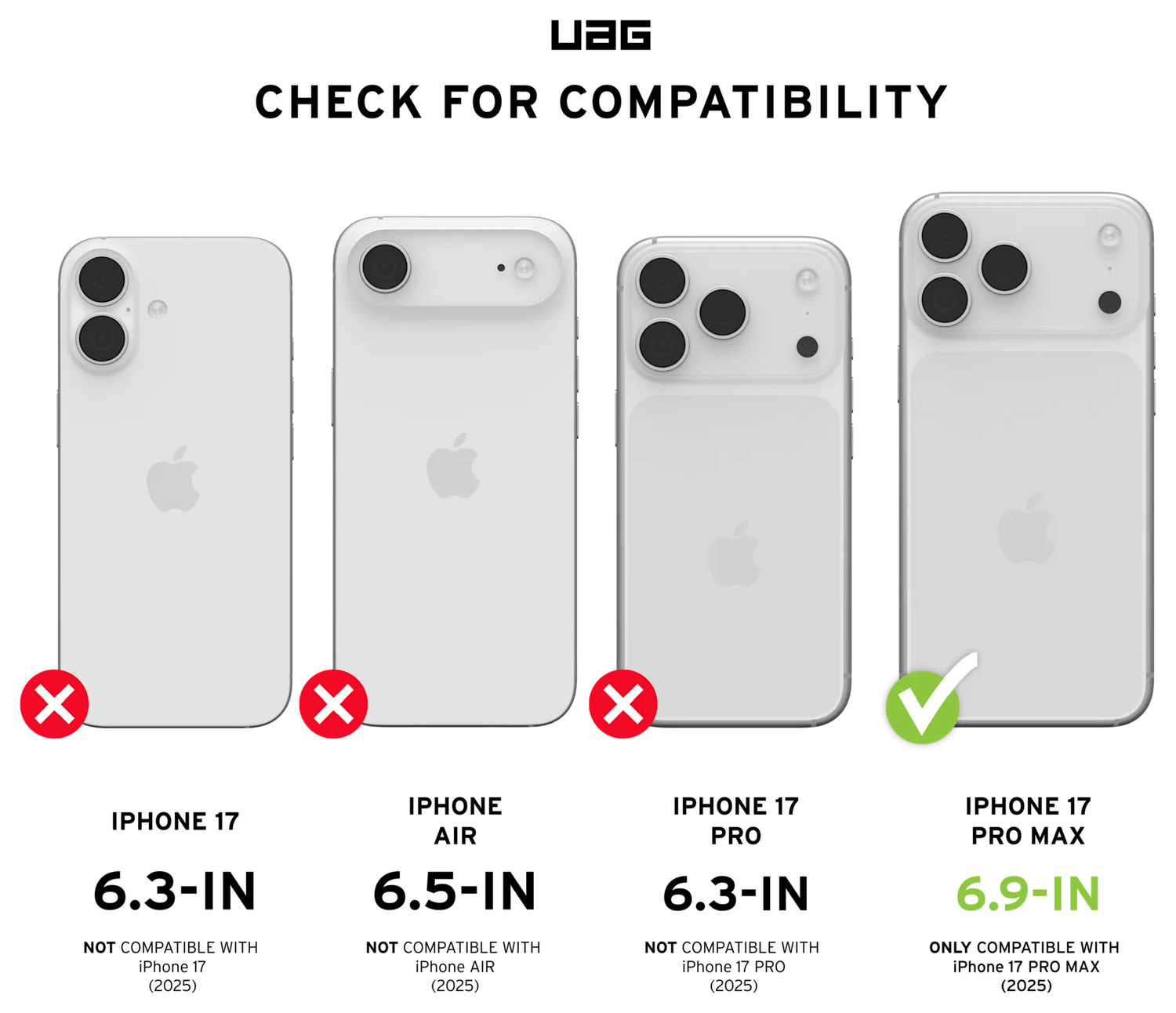 UAG Metropolis LT iPhone 17 Pro Max Hoesje MagSafe Back Cover Kevlar Zwart afbeelding 3