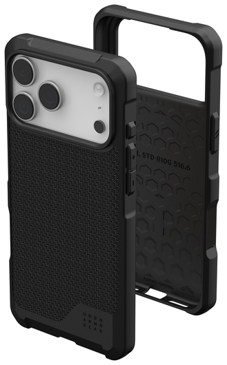 UAG Metropolis LT iPhone 17 Pro Max Hoesje MagSafe Back Cover Kevlar Zwart afbeelding 2