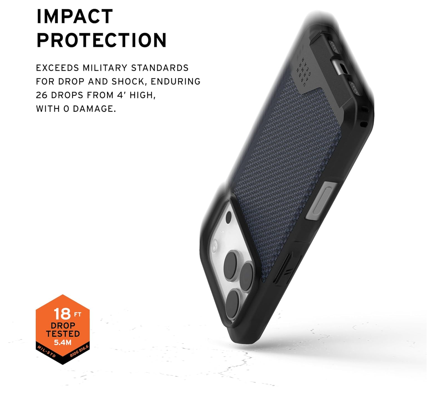 UAG Metropolis LT iPhone 17 Pro Hoesje MagSafe Back Cover Kevlar Mallard afbeelding 4